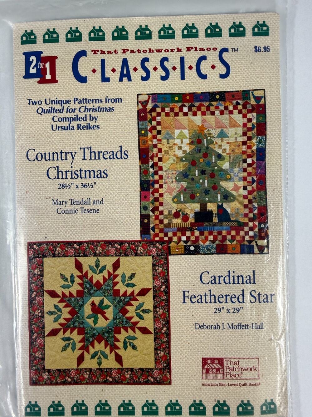 That Patchwork Place Classics 2-in-1 Quilt Pattern Country Threads Christmas